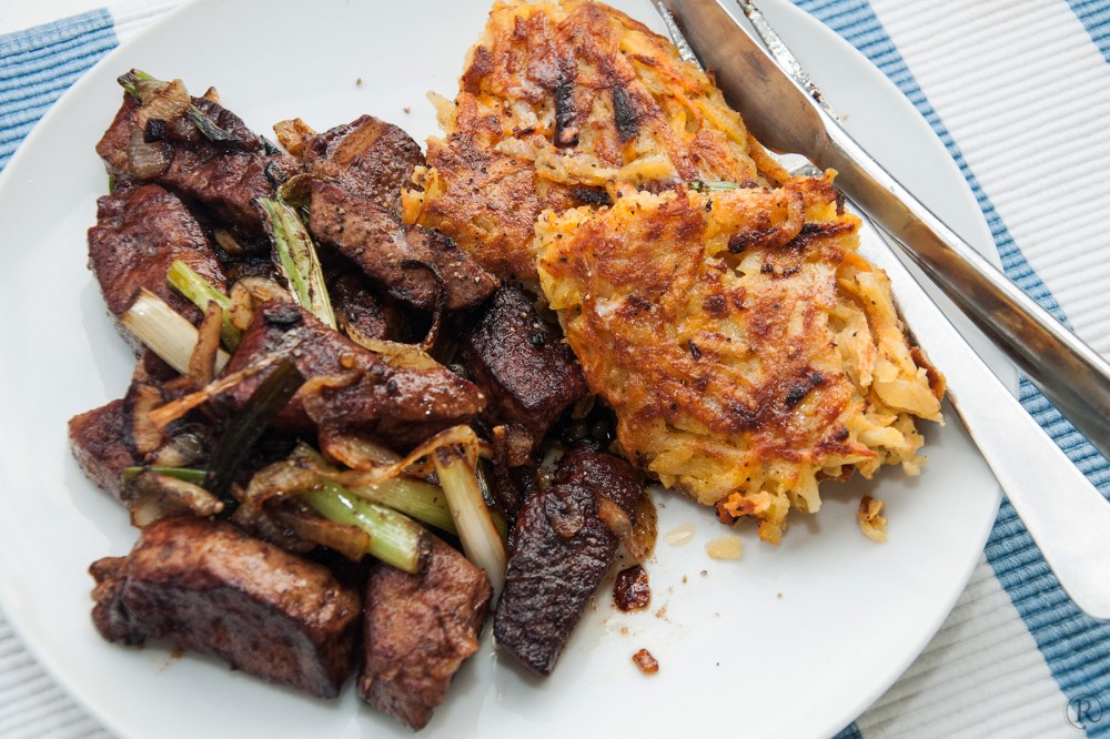 Kalbsleber mit Roesti