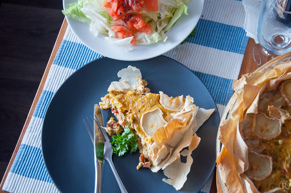 Quiche mit Ziegenkaese