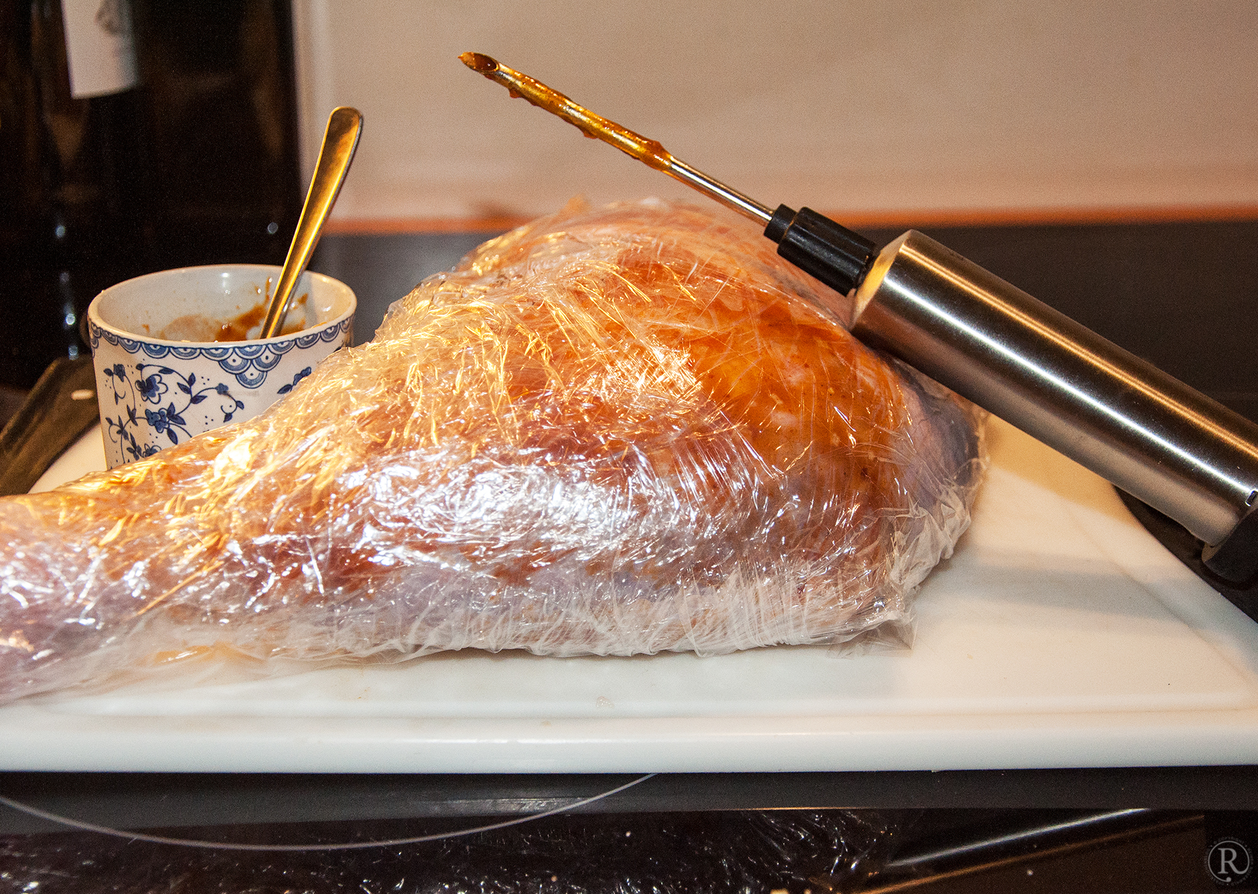 Putenkeule slow cooking